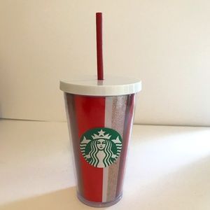 2018 Starbucks Striped Holiday Tumbler